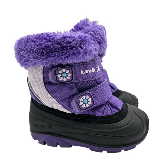 Kamik Toddler Violet Buzz Winter‎ Boots Size 7 - Picture 1 of 8
